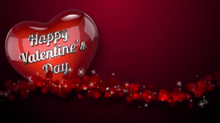Hearts Background Animation for Valentines Day and Wedding.
