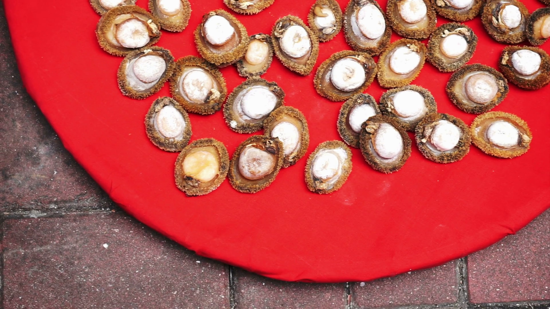 Chinese Dried Scallop Seafood Shop In Hong Stock Footage SBV307142143