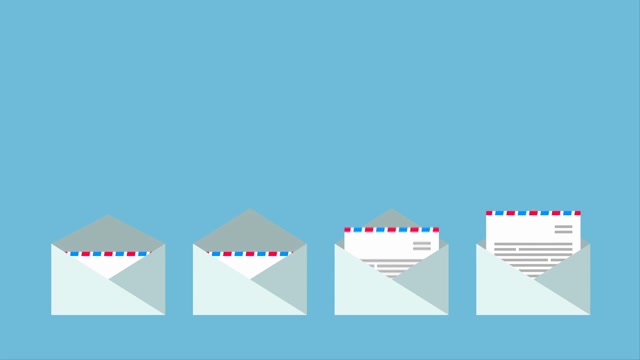 Sending Email Animation Stock Footage: Royalty-Free Video Clips ...