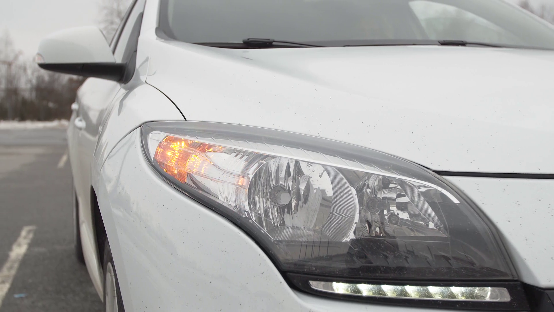 Car Flashing Light With Blinking Indicator Stock Footage SBV321805760