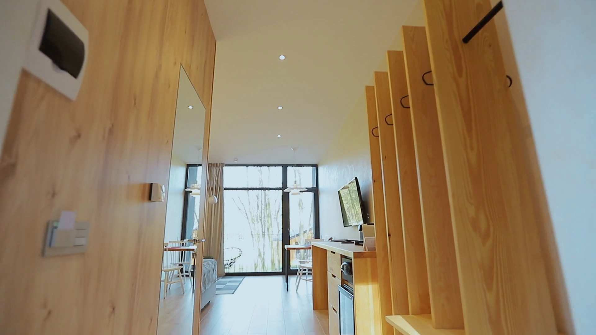 Home Interior Walk Through Bedroom Modern Stock Footage SBV338522440