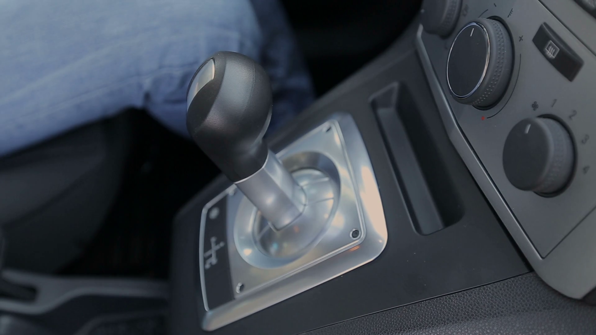 The Driver Shifts Gears On Automatic Stock Footage SBV313769368