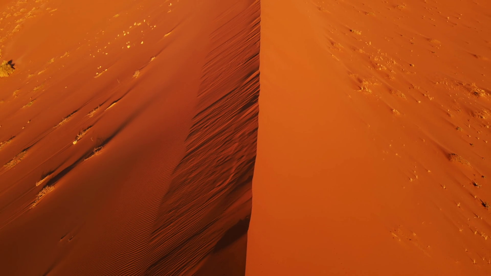 Drone Shot Of Dune Peak In African Desert Stock Footage SBV346518441