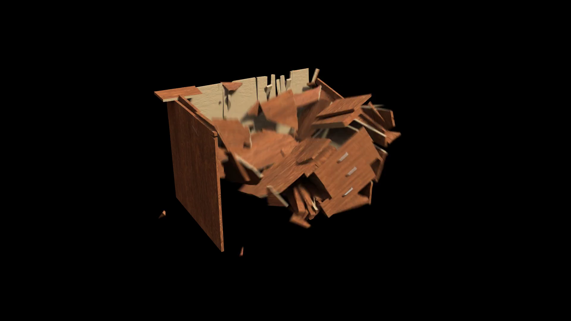 Desk Shatter With Shadows 1080p Stock Motion Graphics SBV322415420