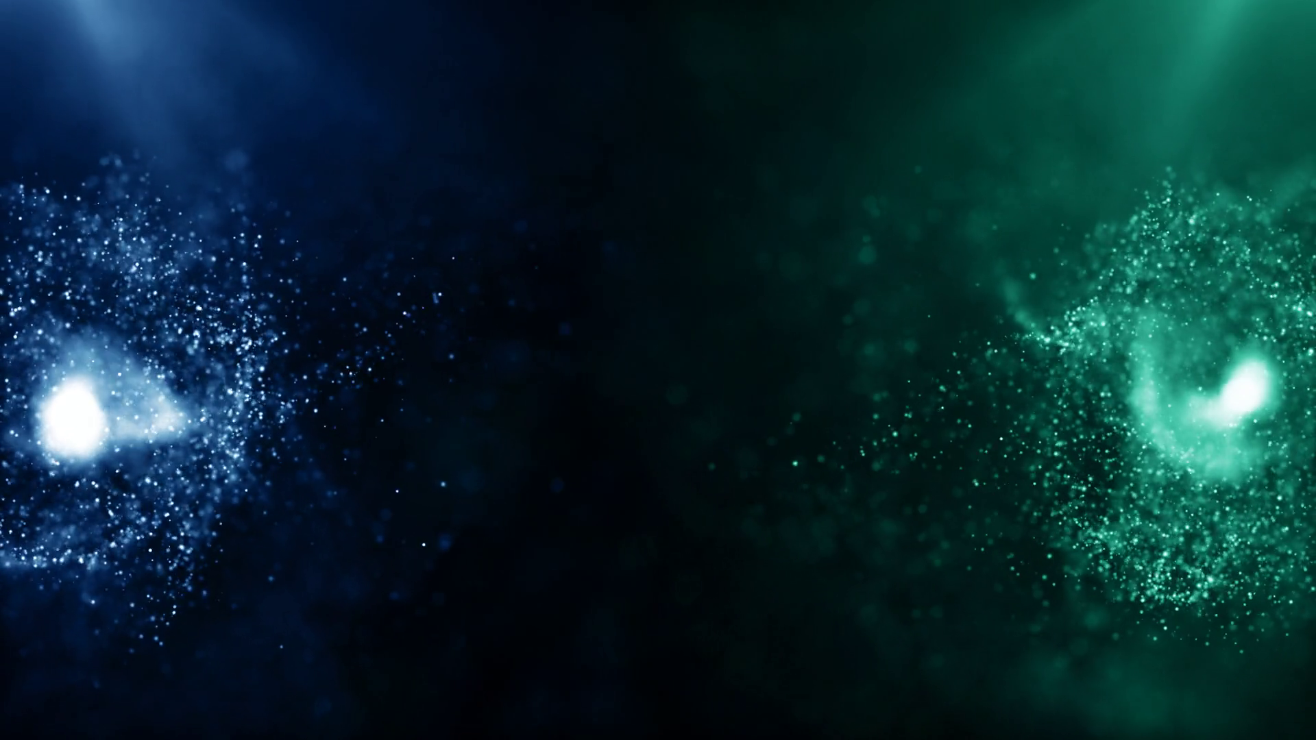 Blue Green Lights Particles Background Loop Stock Motion Graphics SBV