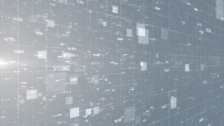 Abstract  digital technology presentation background loop - monochrome
