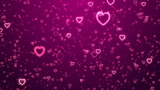 Valentine S Day Heart Love Wedding Anniversary Abstract Particles Background Loop Motion Background Storyblocks