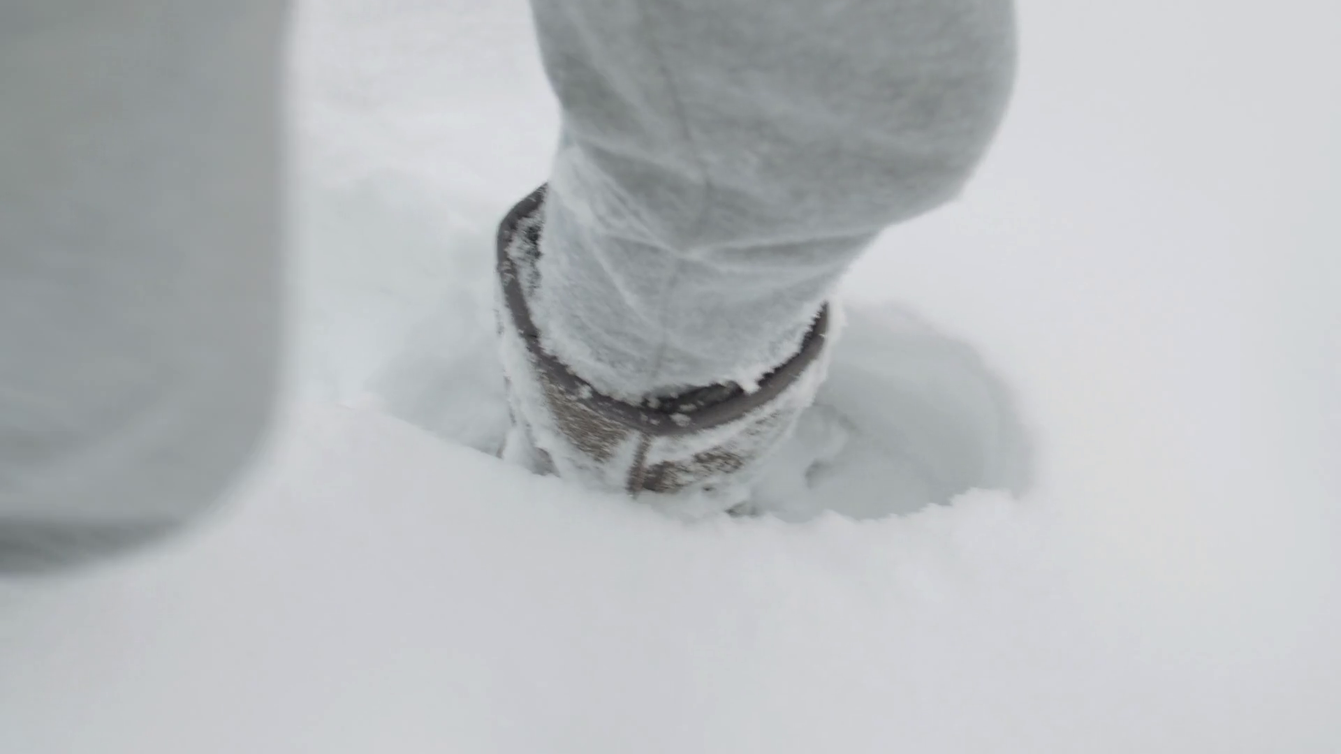 Leave Footprints In Snow Stock Footage SBV337823495 Storyblocks