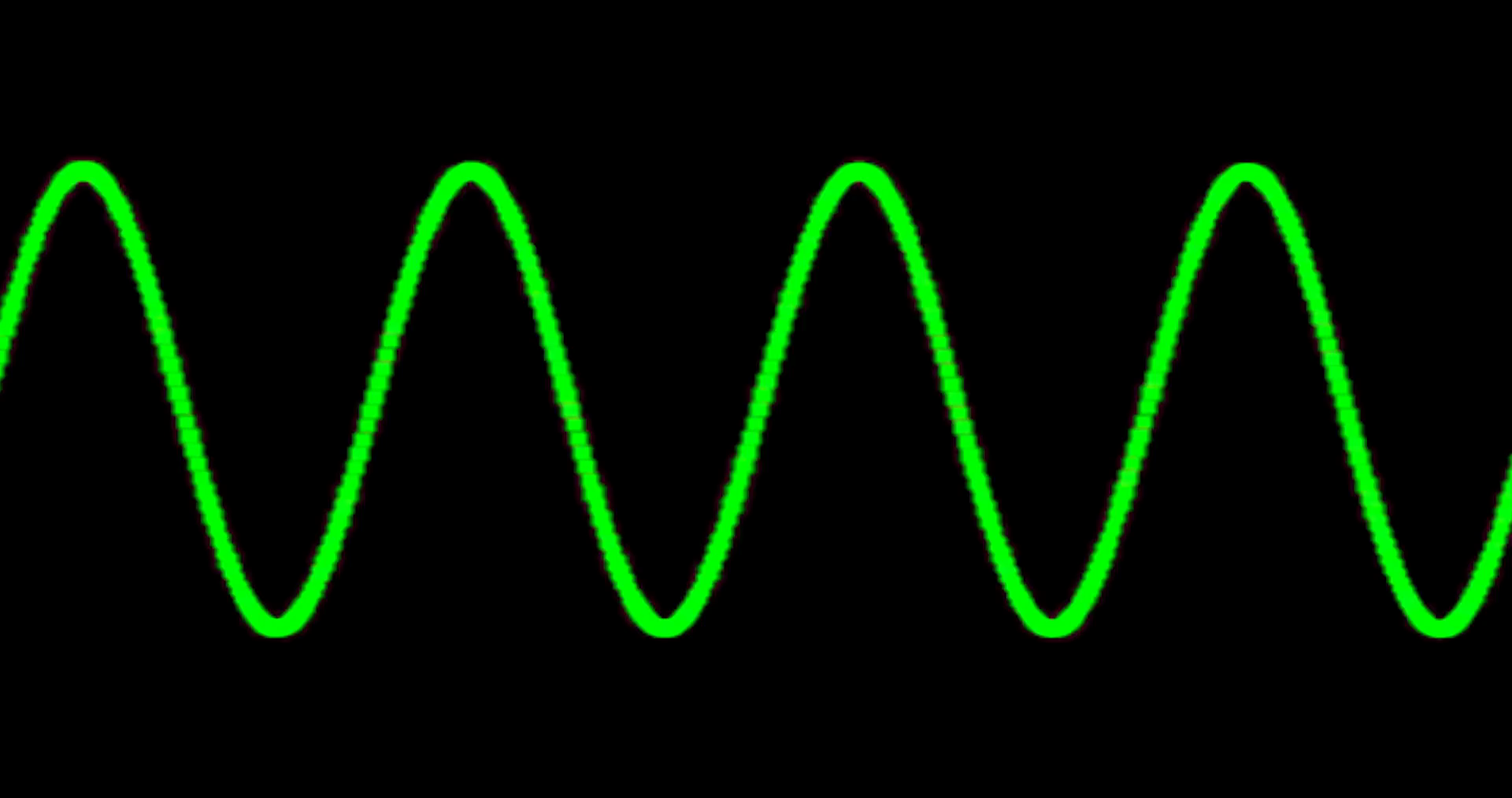 Oscilloscope waveforms oscillating seamless looping. Stock Video