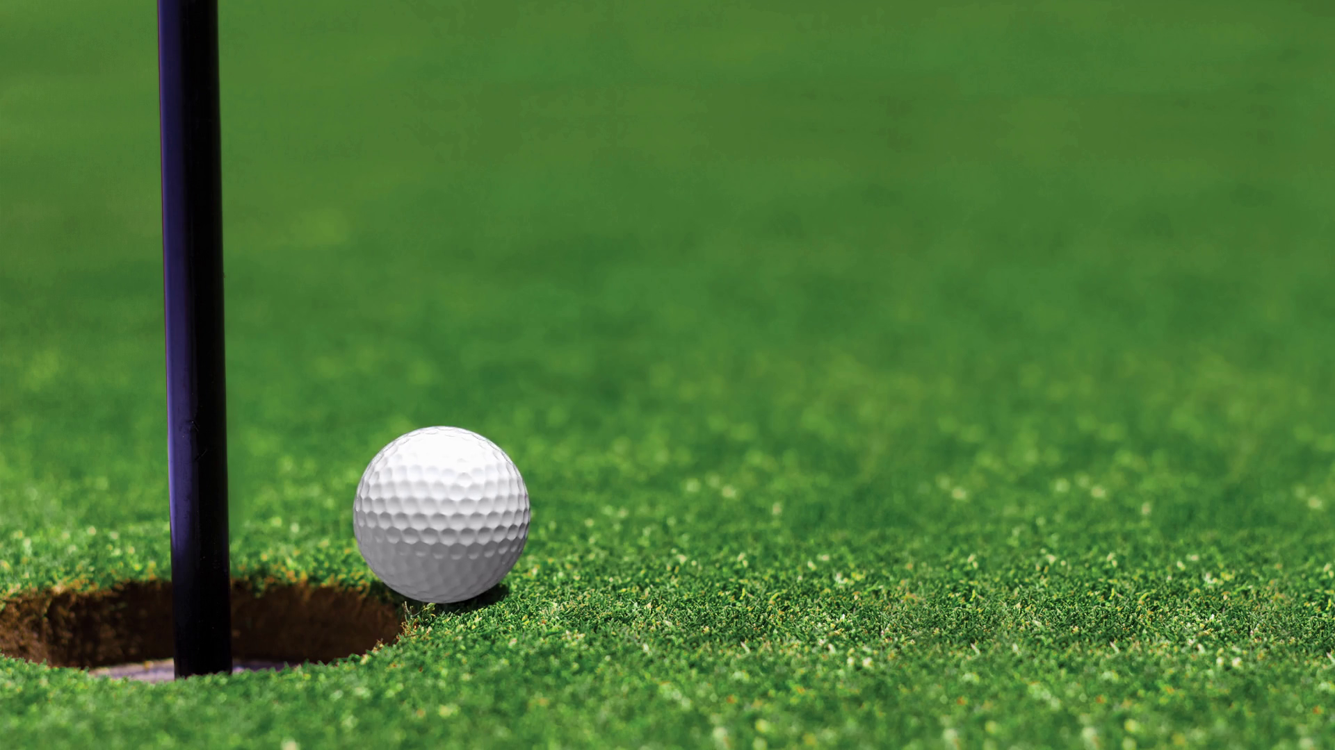 Unbranded Golf Ball Spinning On Edge Of Stock Motion Graphics SBV