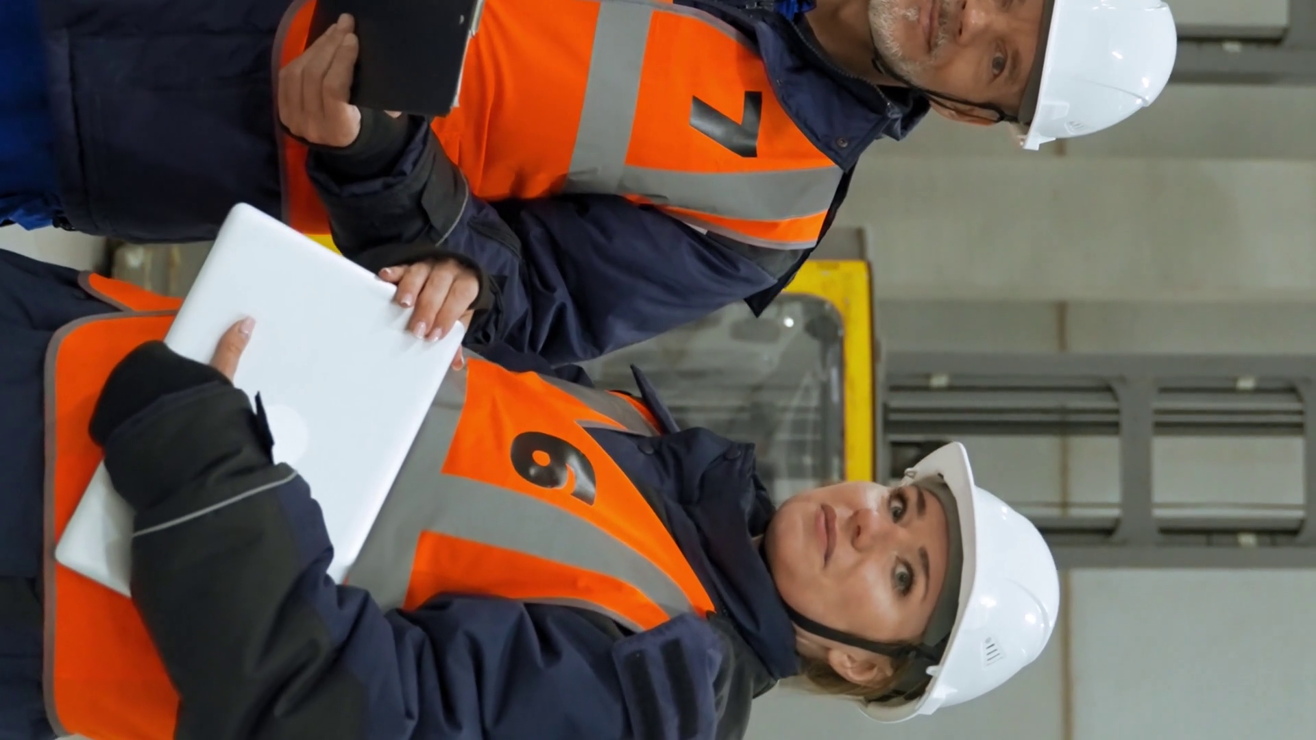 Vertical Of Engineers In Professional Stock Footage SBV-351940995 ...