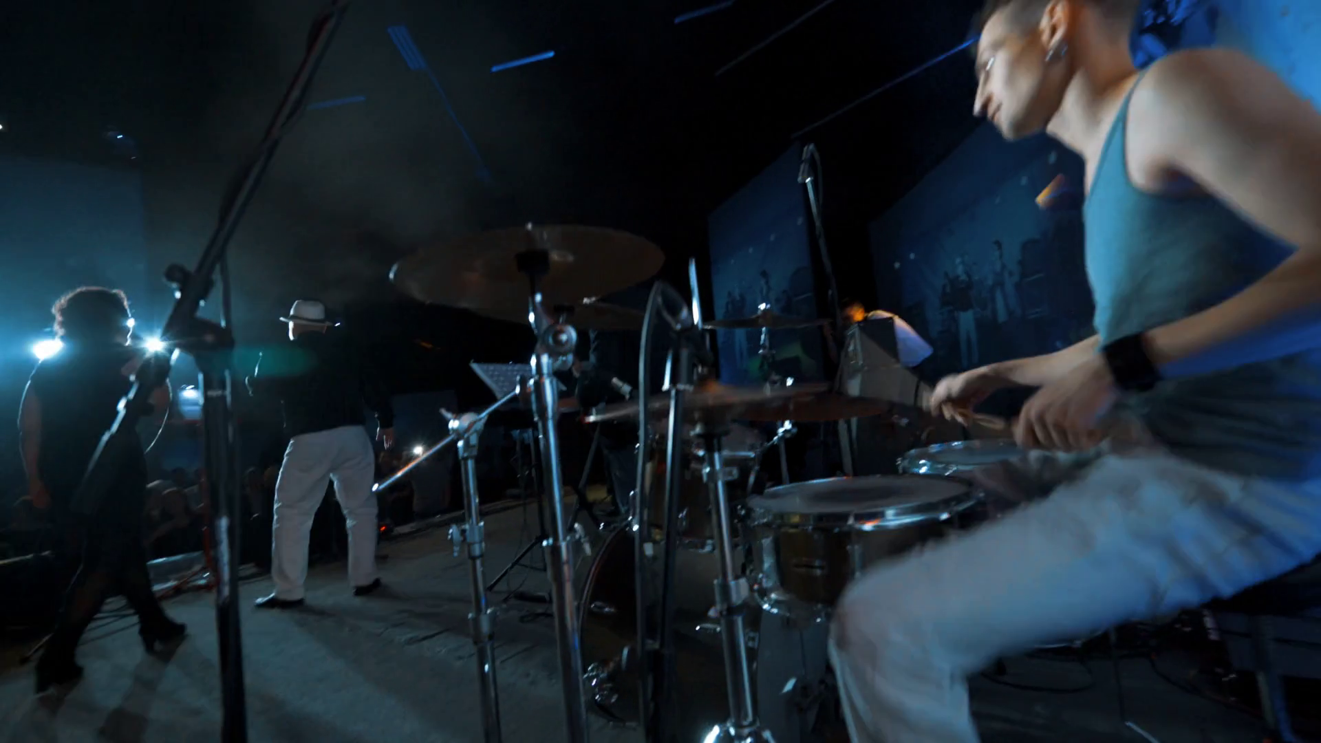 4k Uhd Concert Rock Band Performing On Stage Stock Footage SBV313750847 Storyblocks