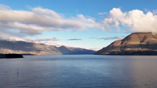 Serene Lake and Mountain View in Queenstown