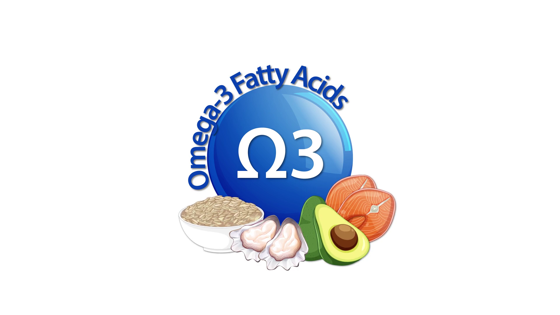 Omega-3 Fatty Acids Animation With Healthy Stock Footage SBV-352660391 ...