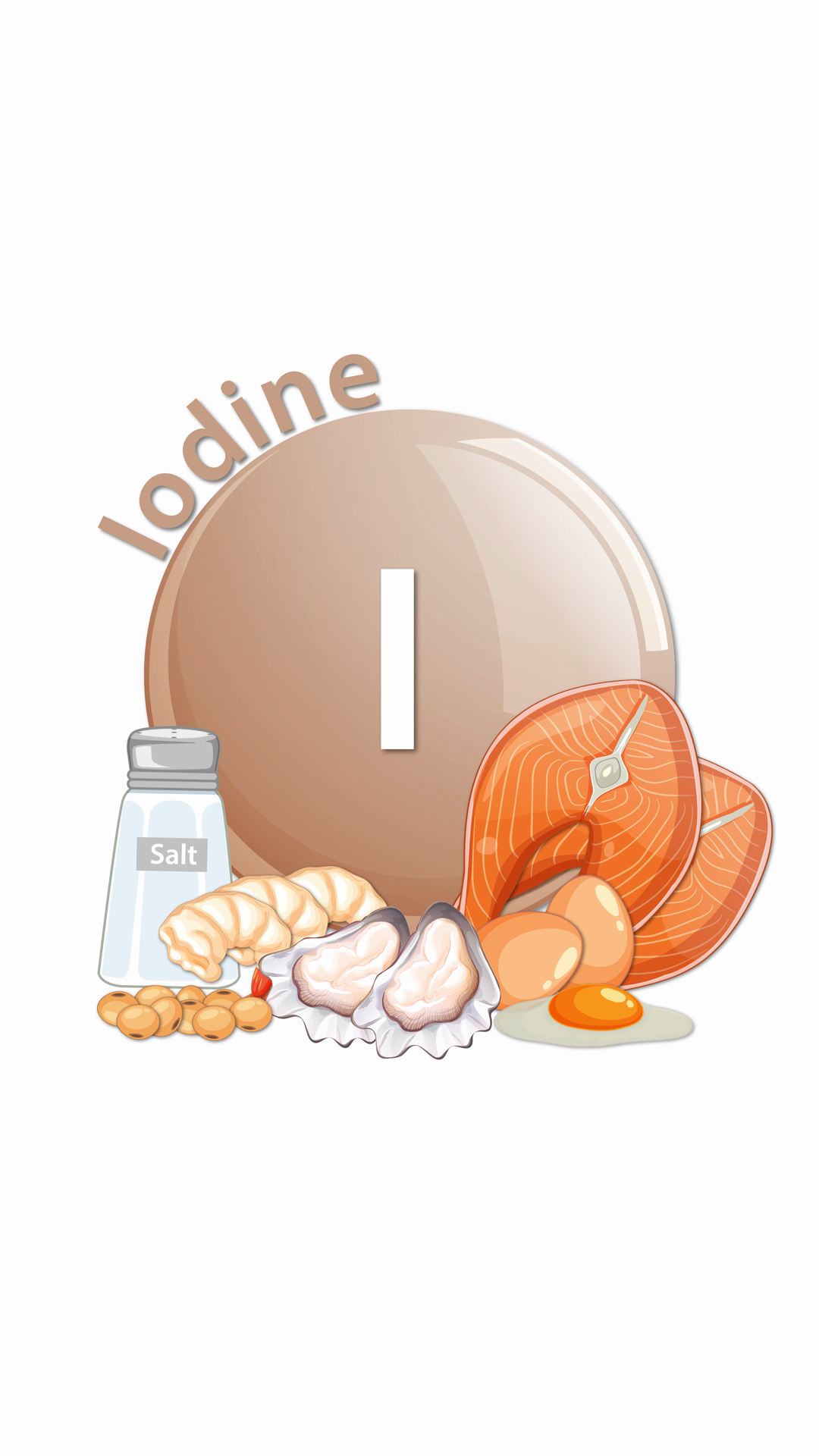 Iodine Sources Animation With Food Salt Stock Footage SBV-353070101 ...