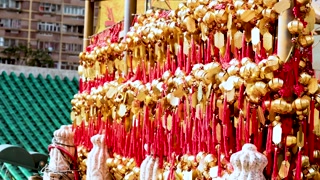 Golden Bells at Hong Kong Temple