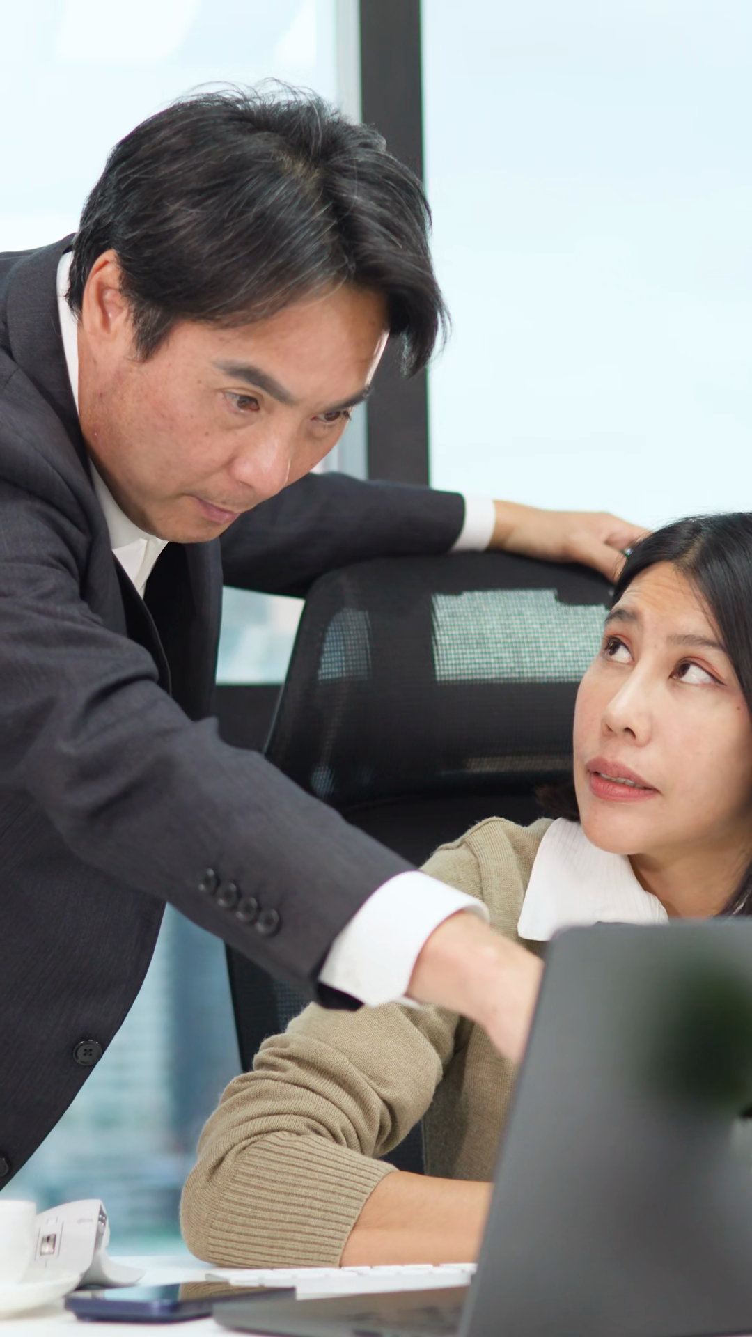 Manager Providing Guidance To Employee Stock Footage SBV-353670987 ...