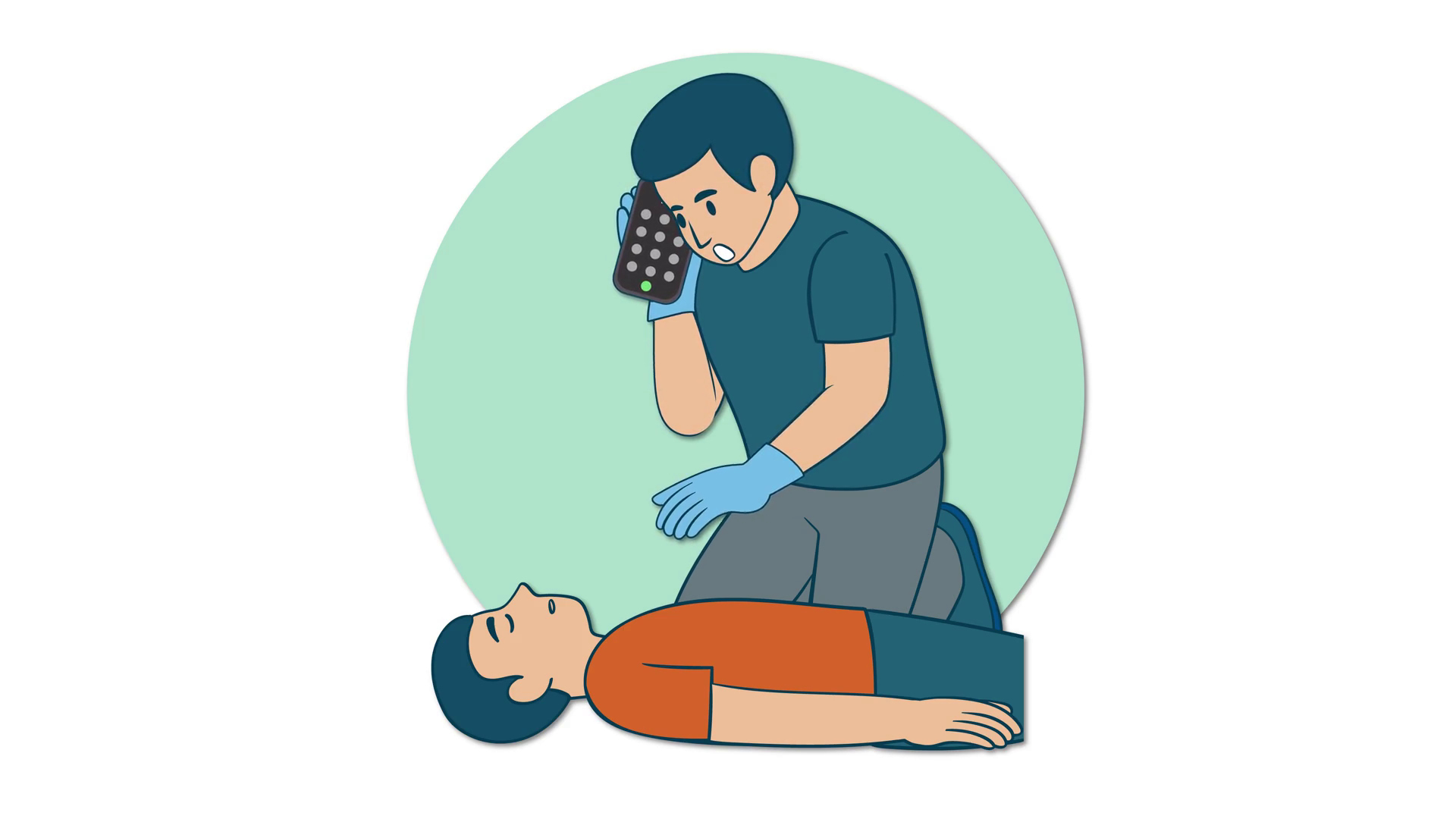 Person Calling Emergency Services During Cpr Stock Footage SBV ...
