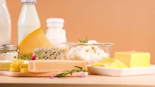 Dairy and Protein Food Display