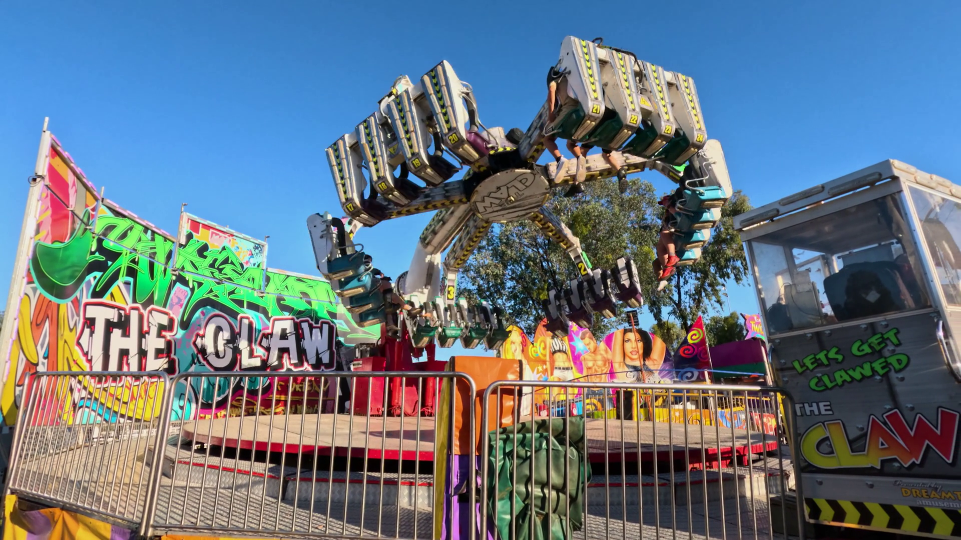 The Claw Ride In Motion Stock Footage SBV-352299036 - Storyblocks