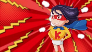 Superhero Transformation Animation