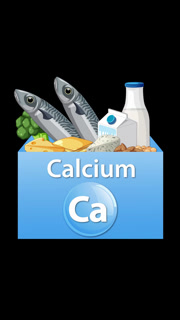 Calcium Sources Animation With Food and Supplement Box Reveal