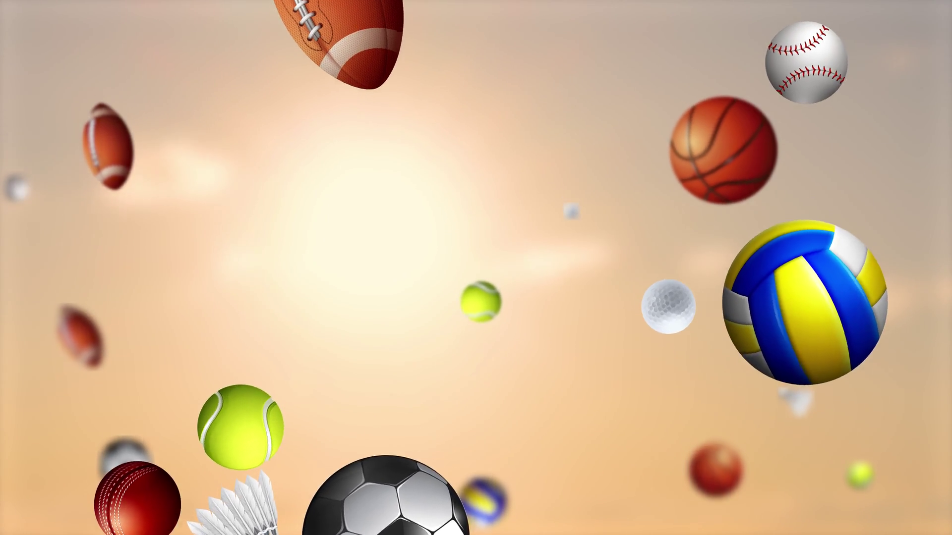 Sports Balls Falling From Sky Stock Footage SBV-352503113 - Storyblocks