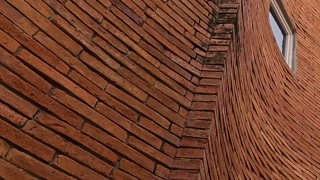 Curved Brick Wall with Corner Details