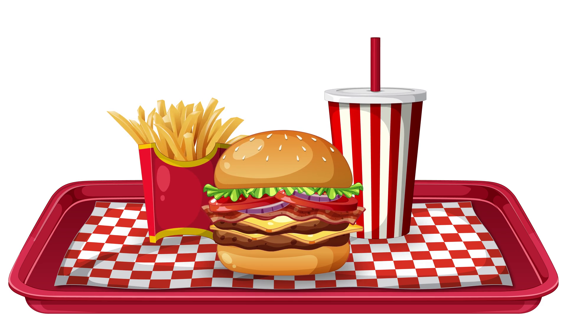 Fast Food Meal Assembly Animation On Stock Footage SBV-352587726 ...
