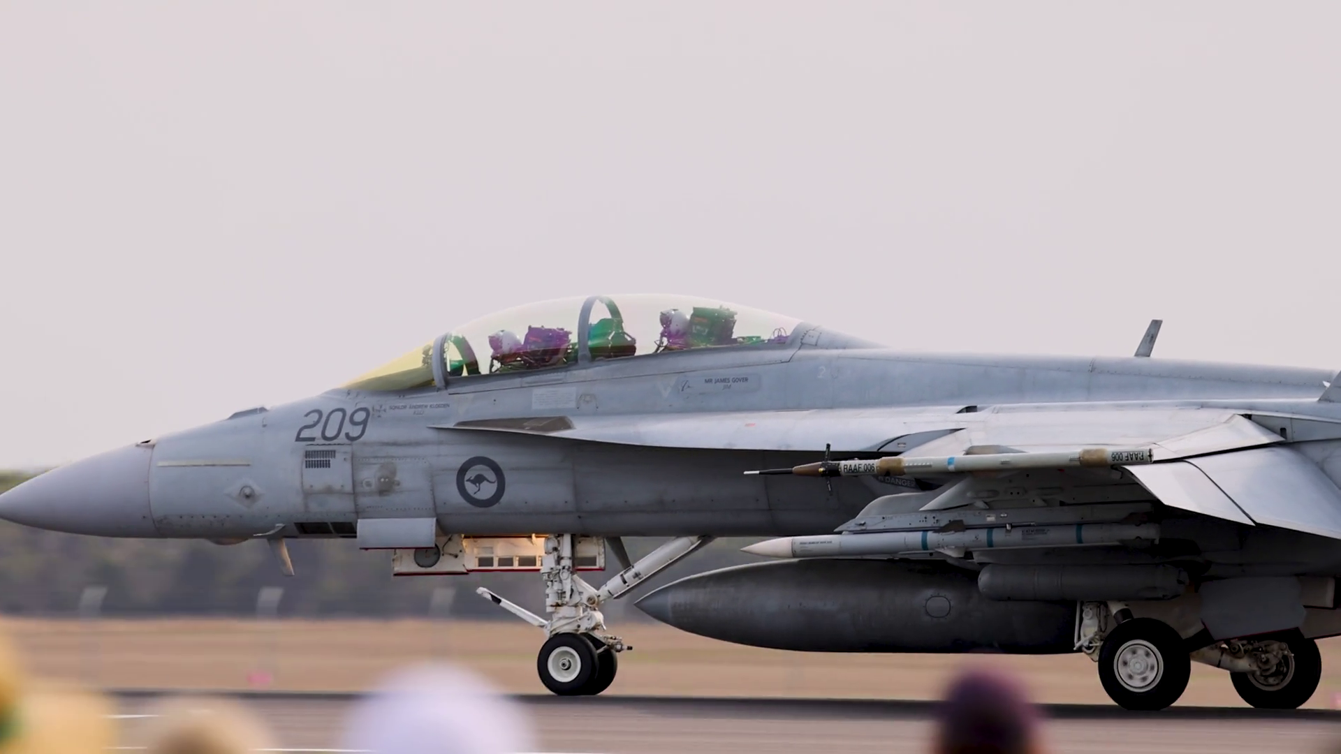 Raaf Ea-18g Growler At Avalon Airshow Stock Footage SBV-352599836 ...