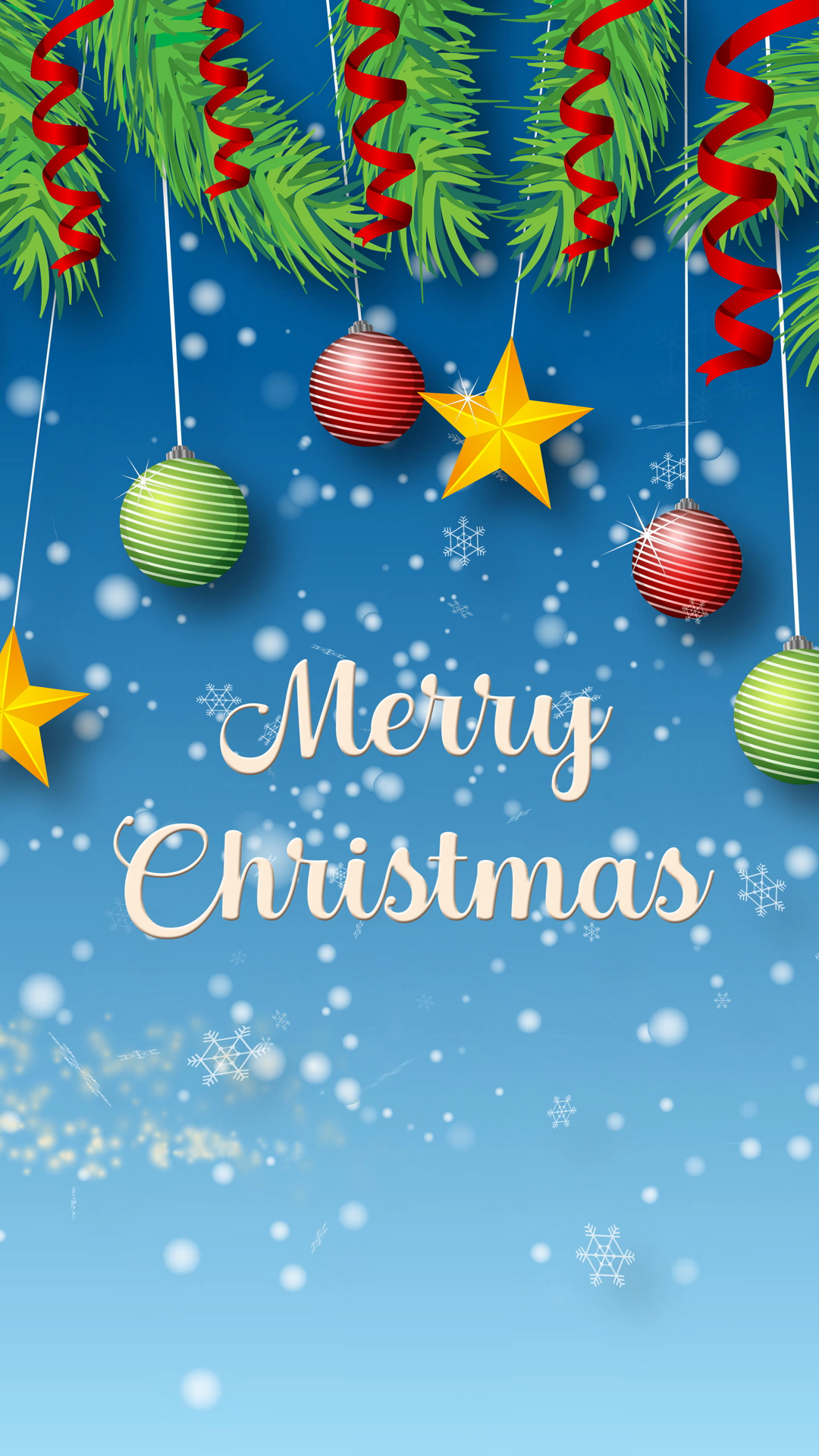 Animated Christmas Garland With Ornaments Stock Footage SBV-353136109 ...
