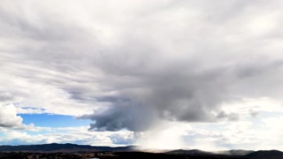 Storm Clouds Rolling Over Ballandean Pyramid Landscape