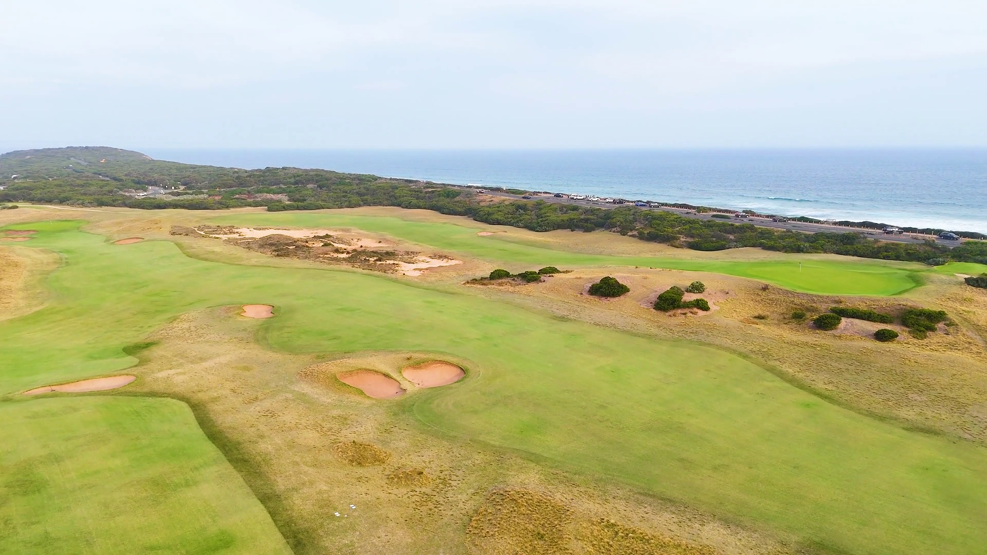 Aerial View Of Barwon Heads Golf Course Stock Footage SBV-352599813 ...