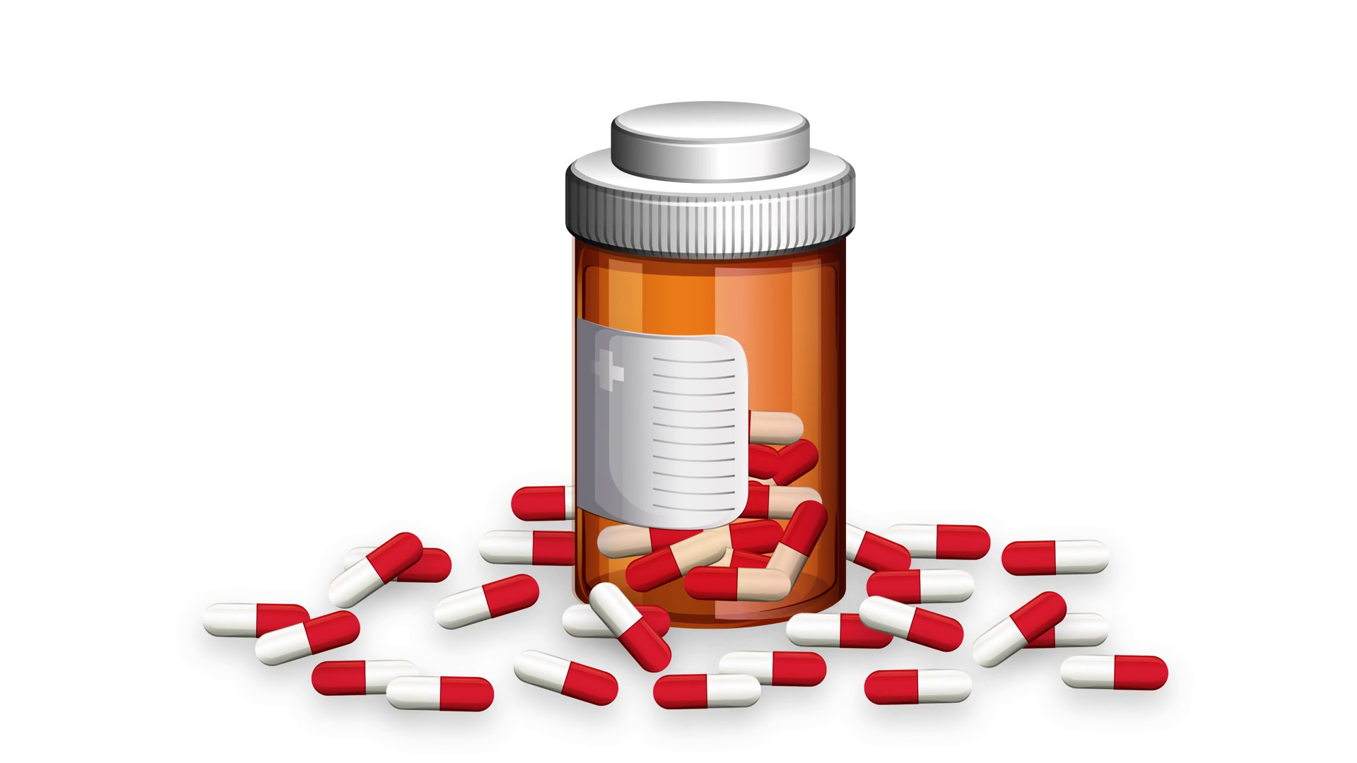 Growing Pill Bottle Animation Stock Footage SBV-352443730 - Storyblocks