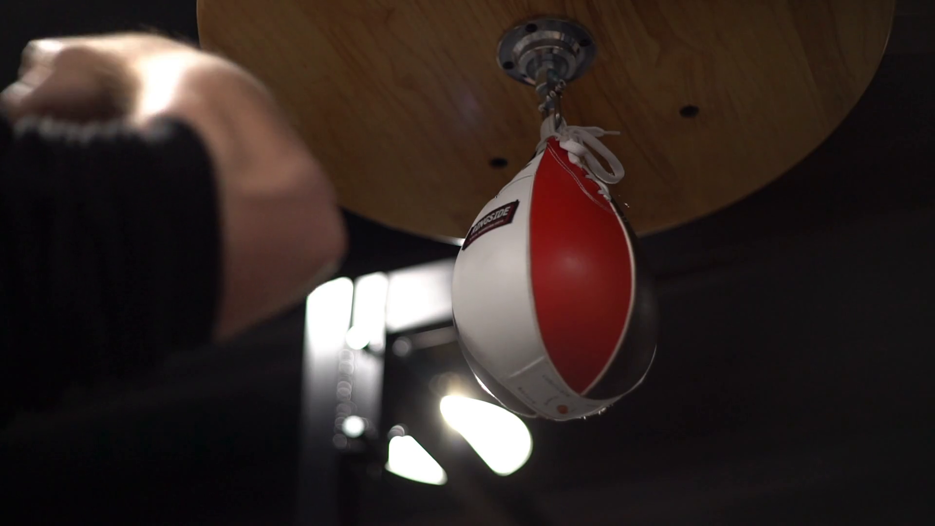 White Man Punching Small Punching Bag At Stock Footage SBV347316300