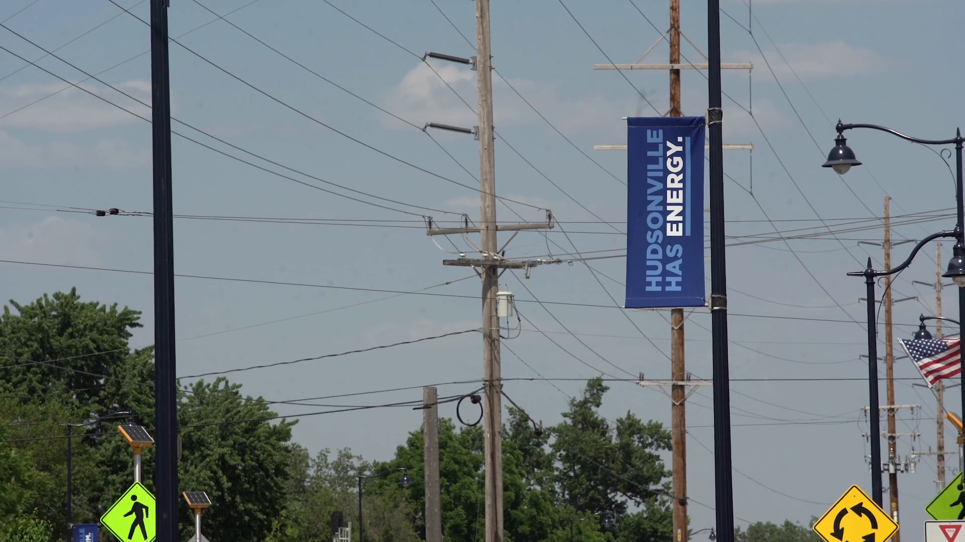 Hudsonville Has Energy Hudsonville Michigan Stock Footage SBV347716804