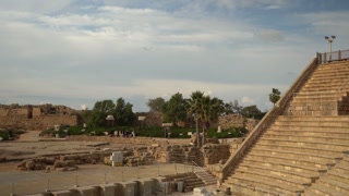 amphitheater in Israel Biblical site Caesarea Maritima