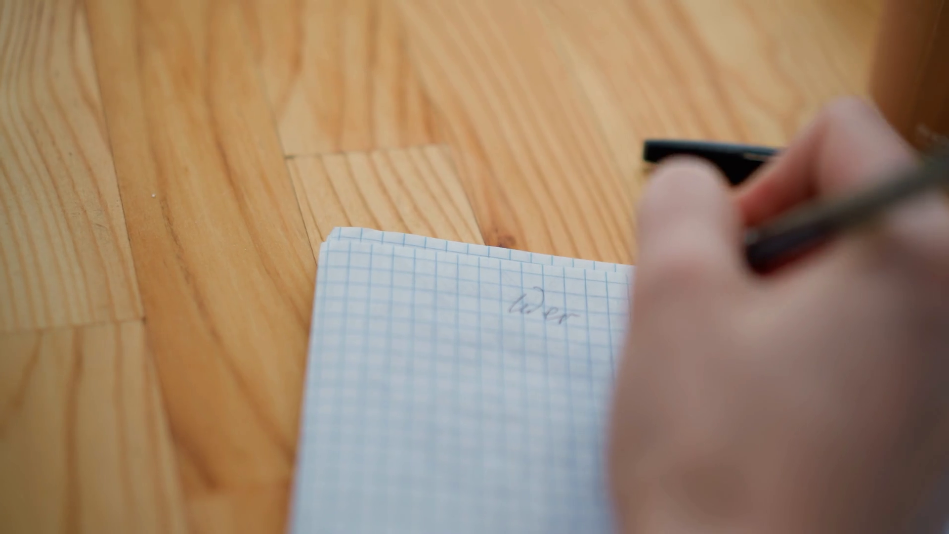 Close-up Hand View Of Writing With Pen Stock Footage SBV-351807902 ...