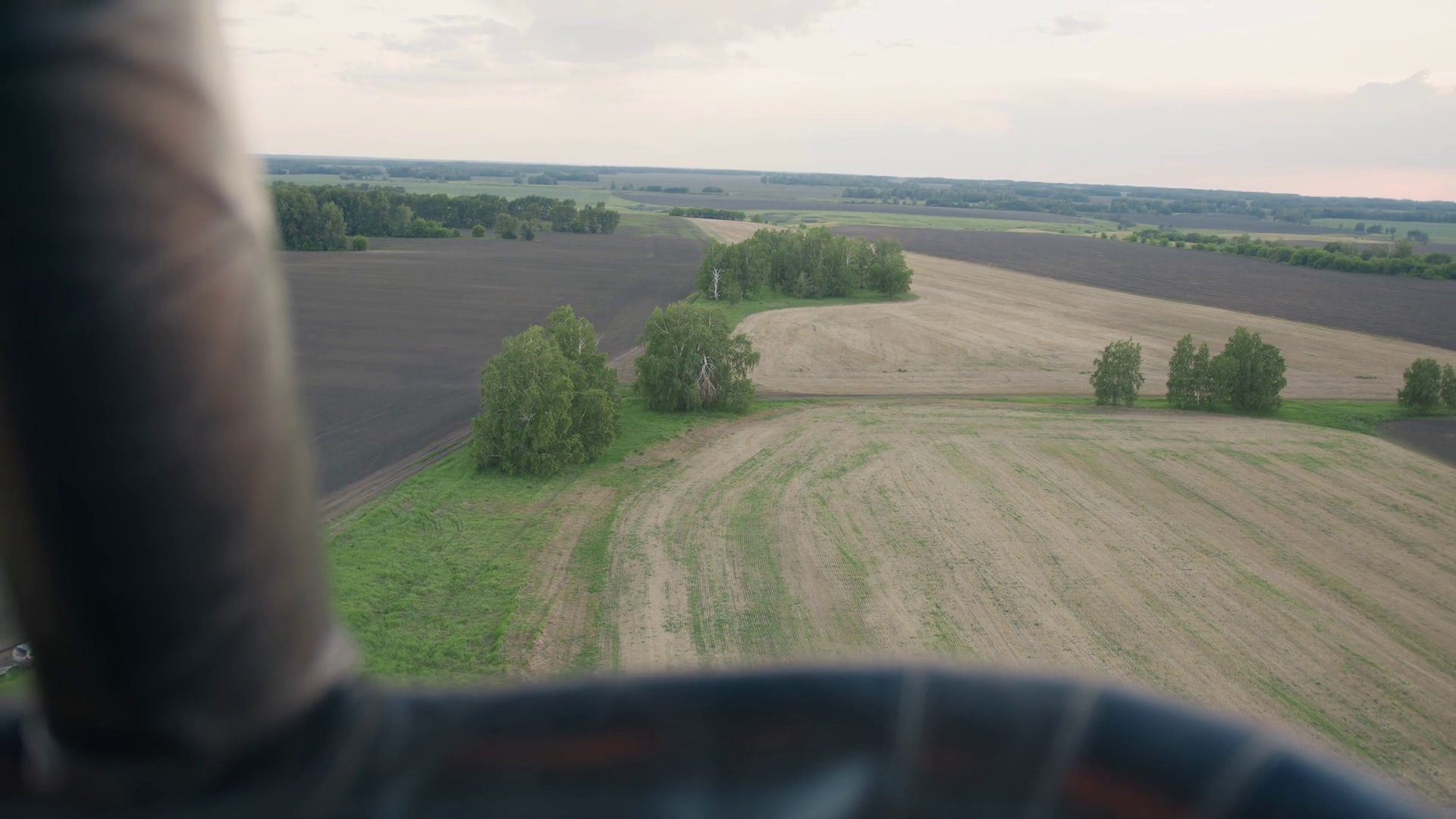 Overhead View Of Expansive Open Farmland Stock Footage SBV-352471588 ...