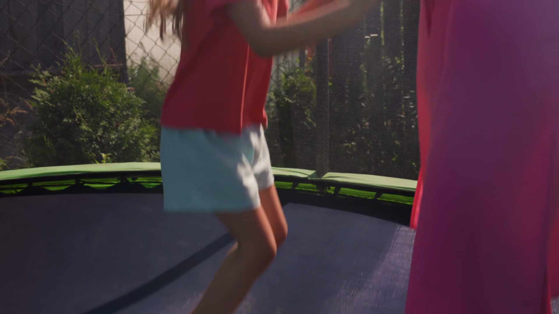 Children Leaping Joyfully Outdoors Two Stock Footage SBV-353518648 ...