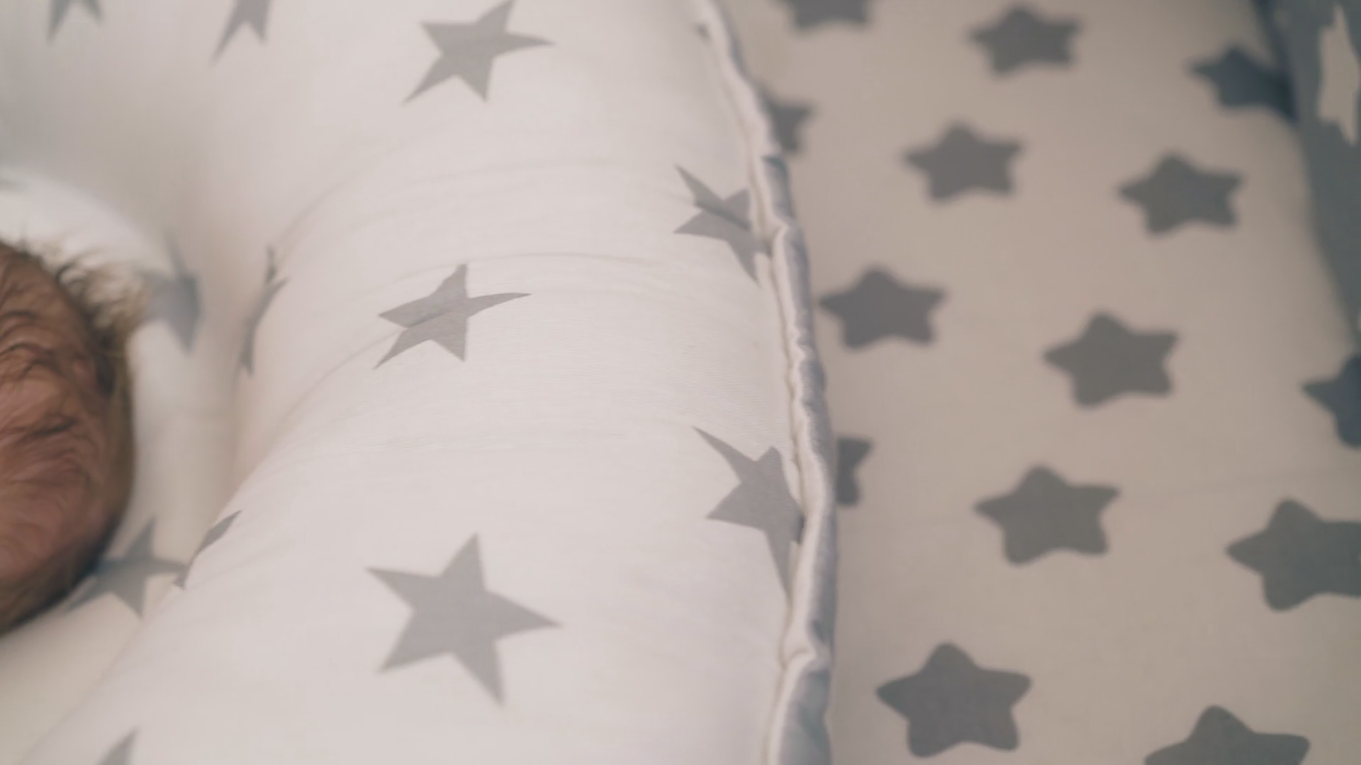 Portrait Of Blue Eyed Infant With Pacifier Stock Footage SBV-348632299 ...