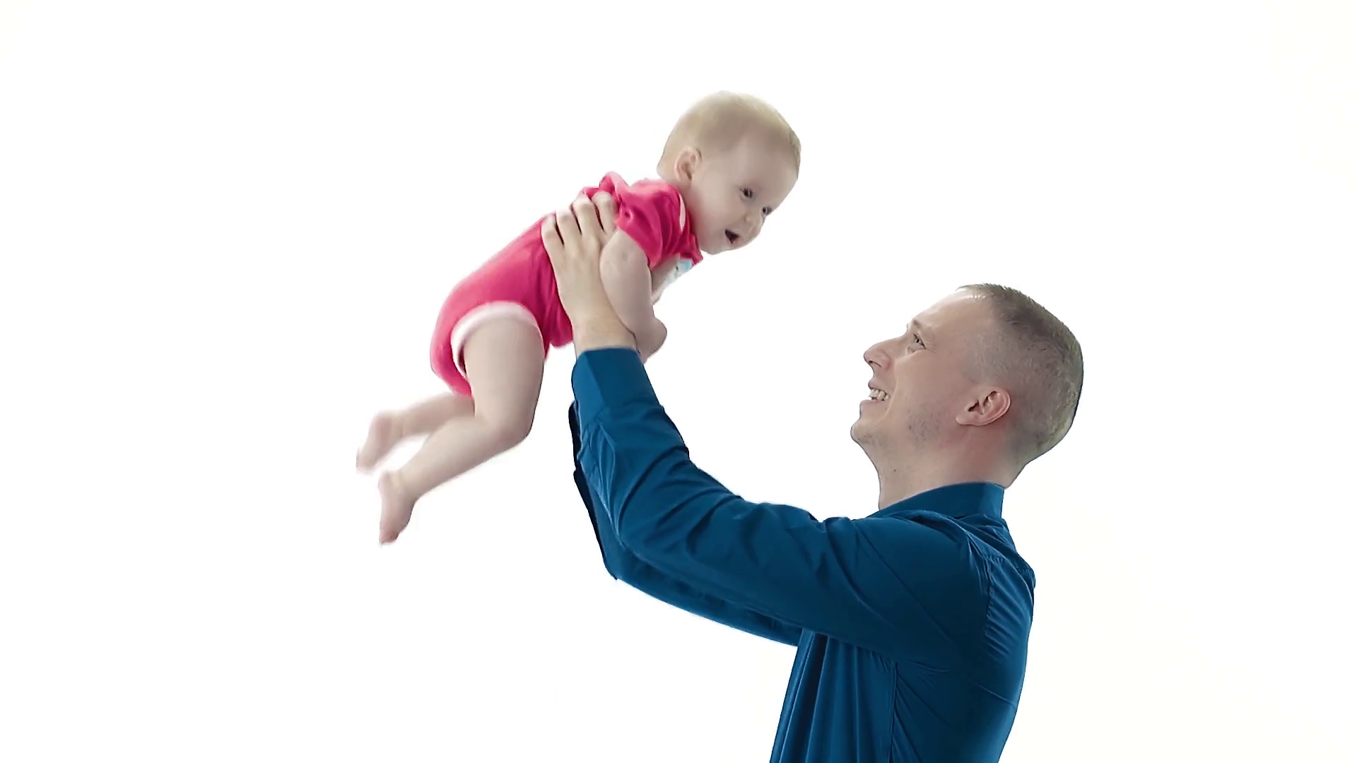 Young Father Plays With Child Throws Laugh Stock Footage SBV347447390 Storyblocks