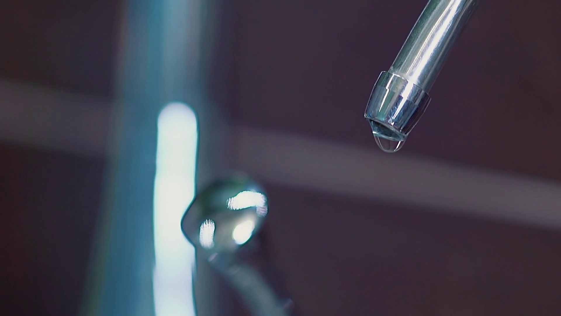 Water Drips From Tap Slow Motion X4 Close Up Stock Footage SBV