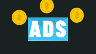 pay per click ads for business marketing spending money on advertisement animation