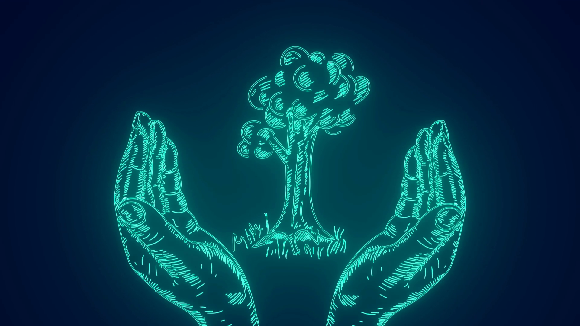 Save Trees Stop Wasting Paper Protect Stock Motion Graphics SBV