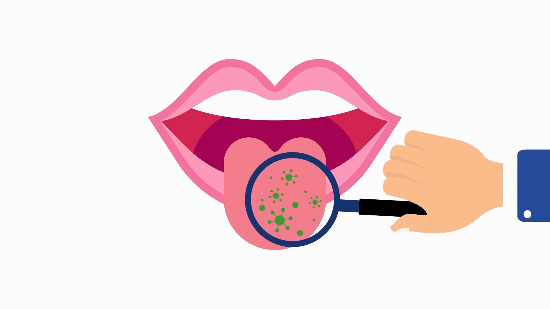 Doctor Examine Germs On Tongue Mouth Germs Stock Motion Graphics SBV347505764 Storyblocks