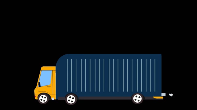 Freight Truck | Effects and Overlays motion backgrounds - Storyblocks