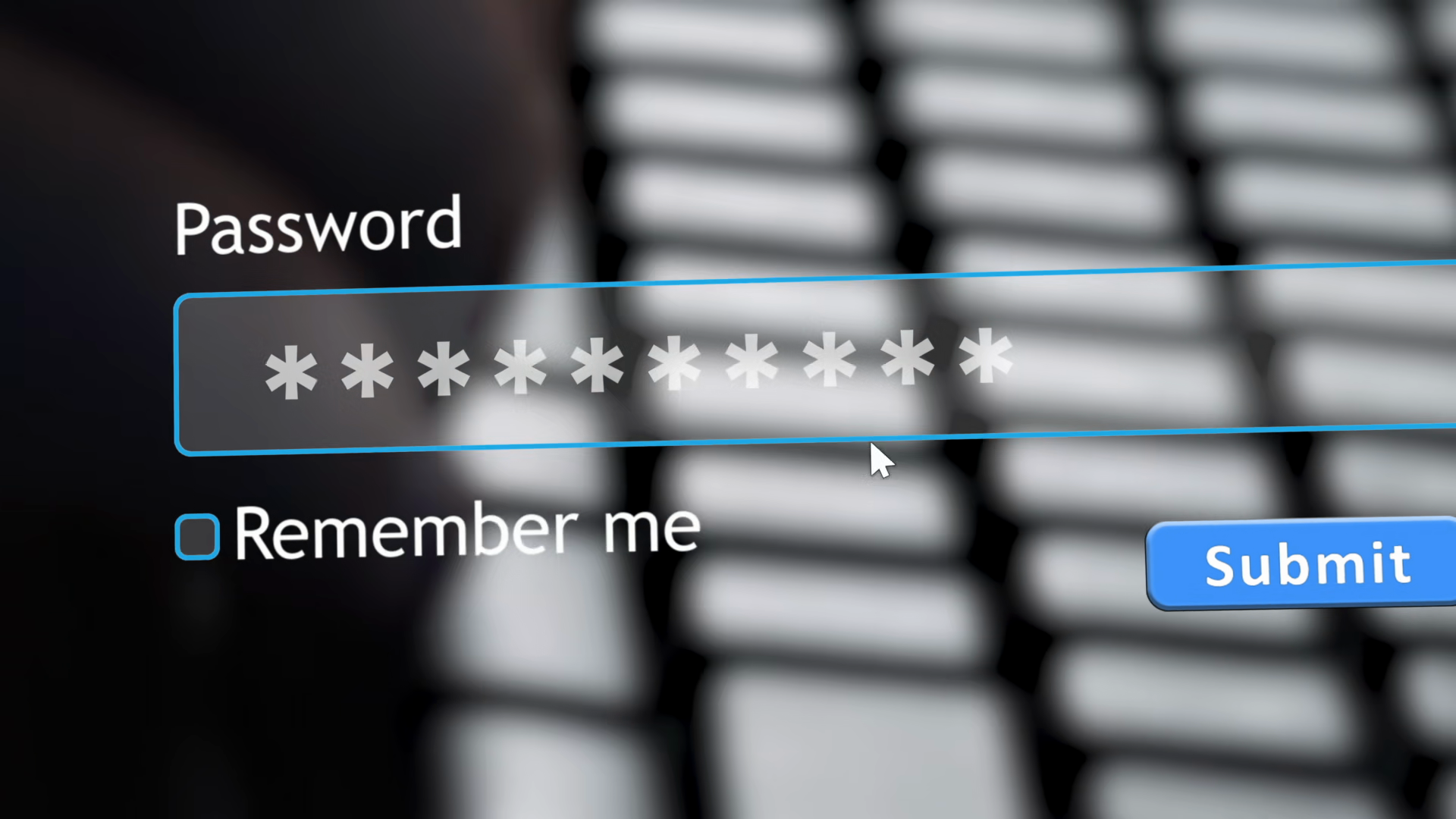 A Person Enters Password Into Form Box On Stock Footage SBV-354000496 ...