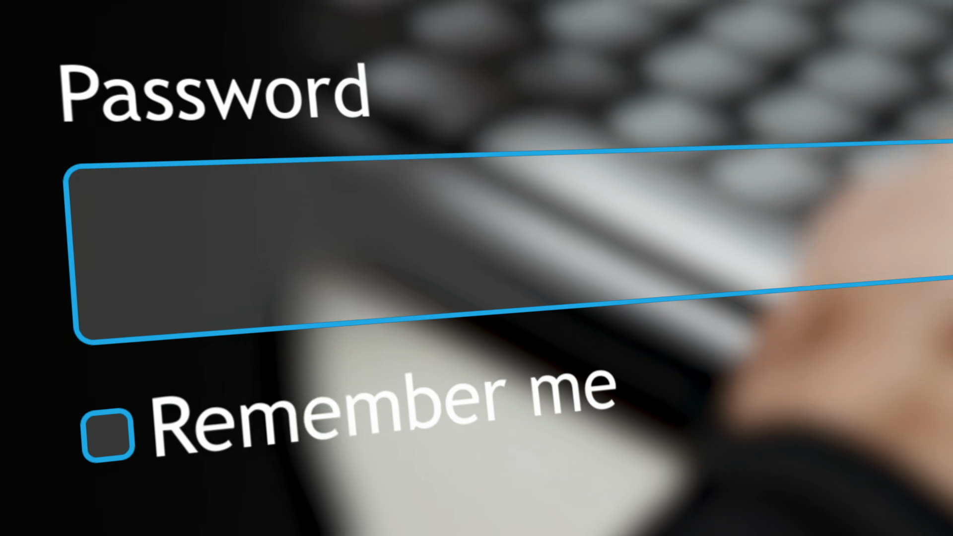 Hand Types Password Into Form Box On Stock Footage SBV-354000516 ...