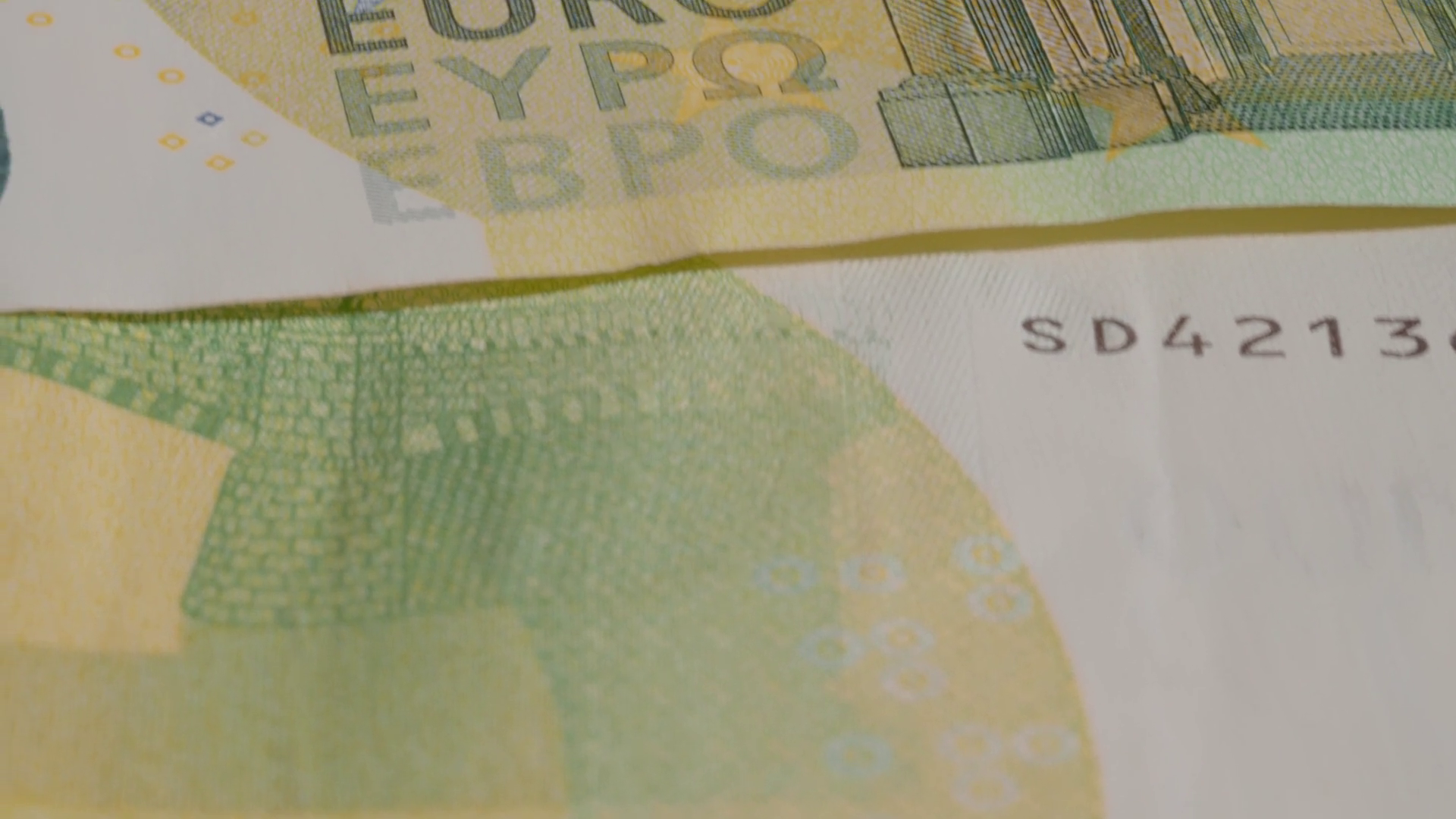 Discover Unique Features Of Euro Banknote Is Stock Footage SBV ...